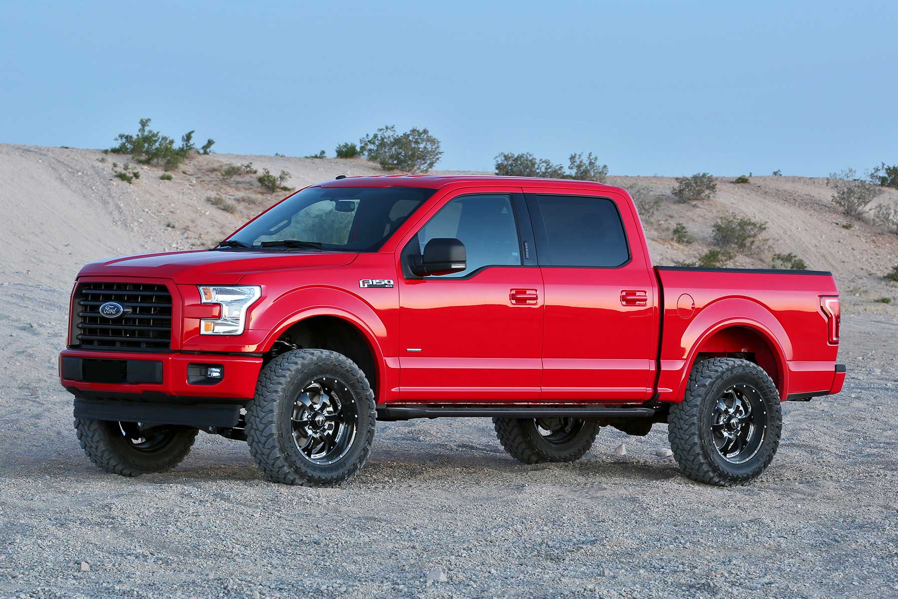 Fabtech 4" Basic Sys W/ Rr Perf Shks 2015-20 Ford F150 4Wd (2015-2020 F-150) - K2193