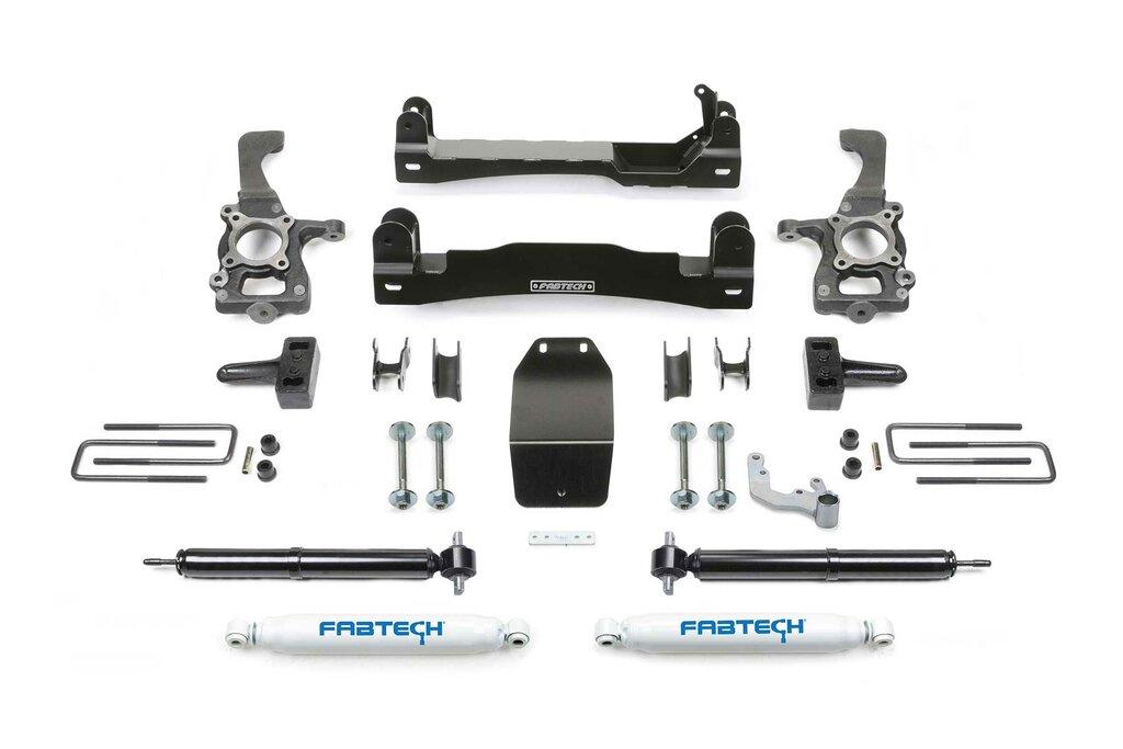 Fabtech 4" Basic Sys W/ Rr Perf Shks 2015-20 Ford F150 2Wd (2015-2020 F-150) - K2258