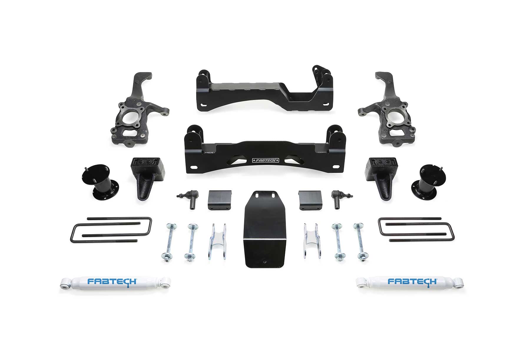 Fabtech 6" Basic Sys W/Perf Shks 2015-20 Ford F150 4Wd (2015-2020 F-150) - K2194