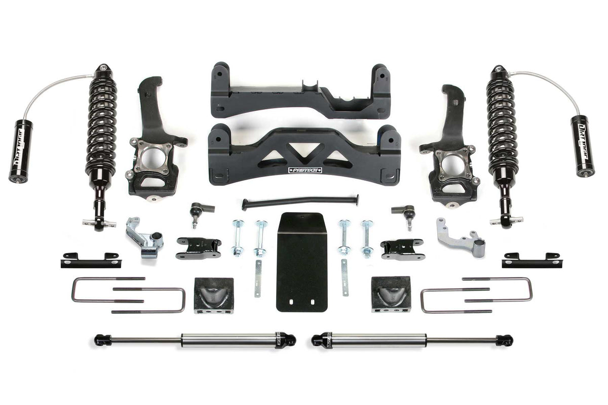 Fabtech 6" Perf Sys Gen Ii W/Dlss 2.5 C/O Resi & Rr Dlss 2009-13 Ford F150 4Wd (2009-2013 F-150) - K2200DL