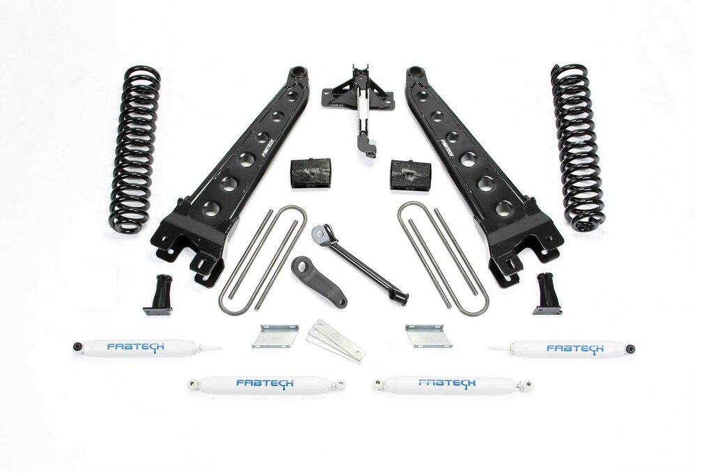 Fabtech 4" Rad Arm Sys W/Coils & Perf Shks 17-20 Ford F250/F350 4Wd Diesel (2017-2020 F-250 Super Duty, F-350 Super Duty) - K2215