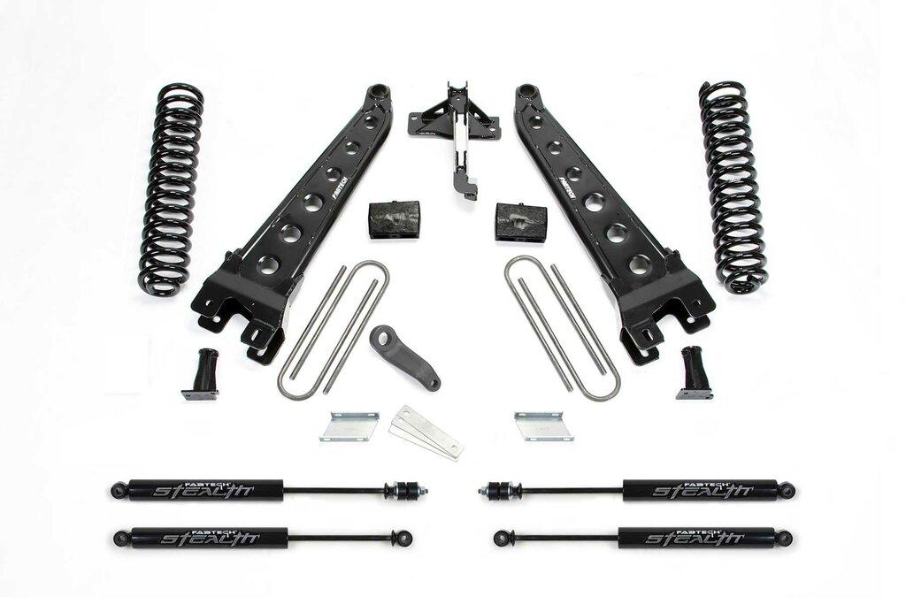 Fabtech 6" Rad Arm Sys W/Coils & Stealth 17-20 Ford F250/F350 4Wd Diesel (2017-2020 F-250 Super Duty, F-350 Super Duty) - K2218M