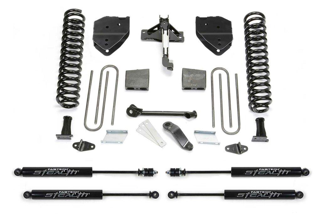 Fabtech 4" Basic Sys W/Stealth 17-20 Ford F250/F350 4Wd Gas (2020-2020 F-250 Super Duty, F-350 Super Duty) - K2252M
