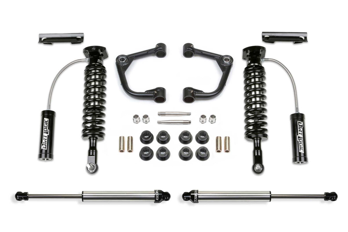 Fabtech 2" Uniball Uca Sys W/ Dl 2.5 Resi & 2.25 15-20 Ford F150 2Wd (2015-2020 F-150) - K2261DL