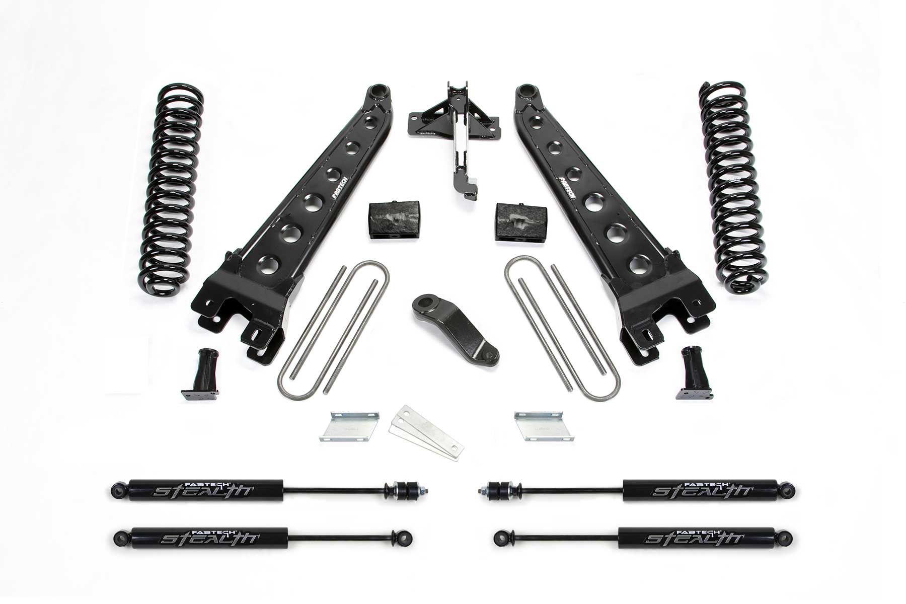 Fabtech 6" Rad Arm Sys W/Coils & Stealth 2017 Ford F450/F550 4Wd Diesel - K2282M