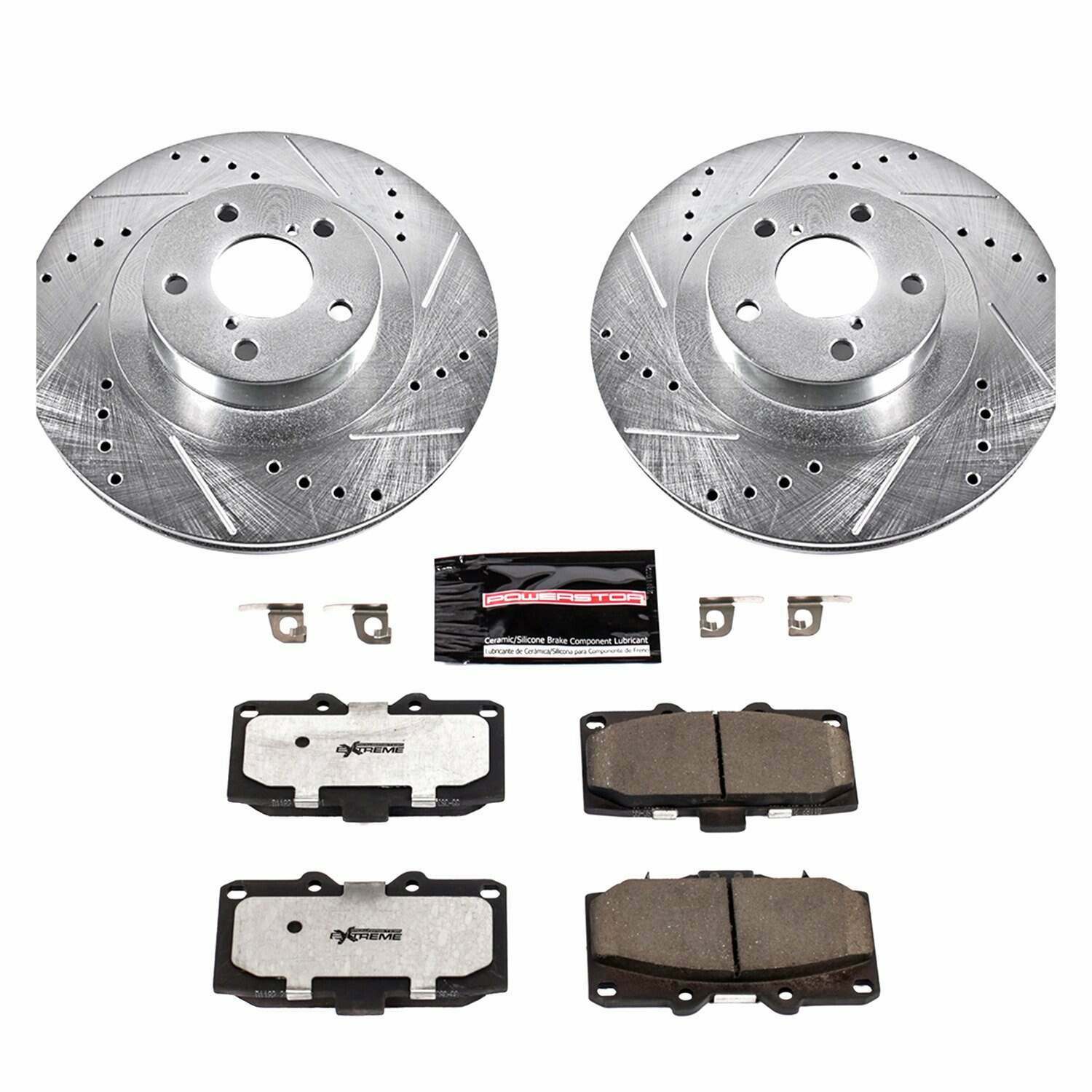 Power Stop 06-07 Subaru Impreza Front Z26 Street Warrior Brake Kit - K2367-26