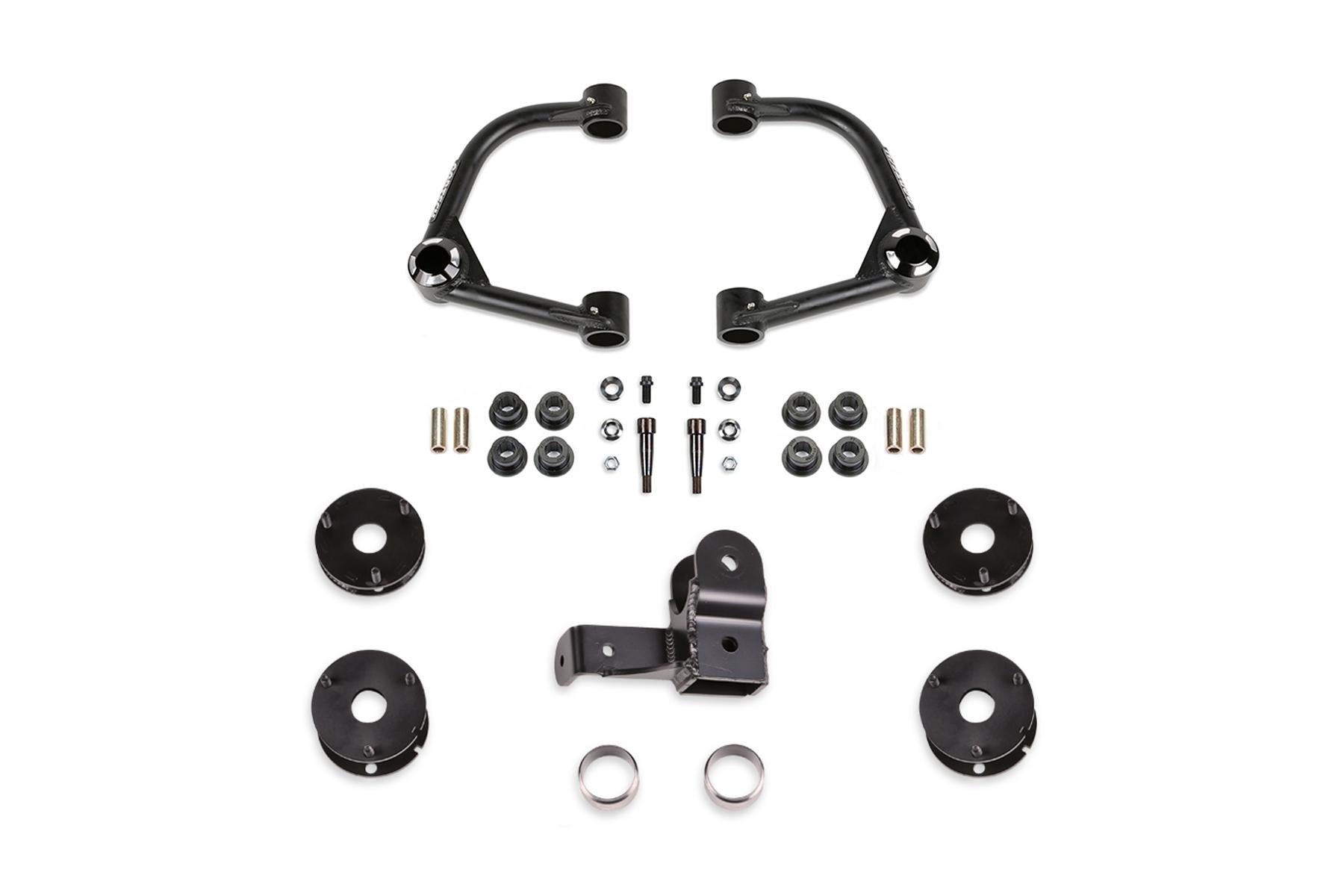 Fabtech 3" Uniball UCA Lift Kit - Front Shock Spacers & Rear Shock Spacers (2021-2025 Ford Bronco 4WD) - K2383