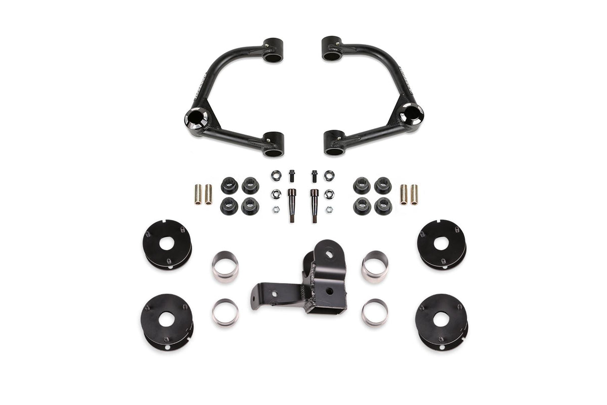 Fabtech 4" Uniball UCA Lift Kit - Front Shock Spacers & Rear Shock Spacers (2021-2025 Ford Bronco 4WD) - K2384