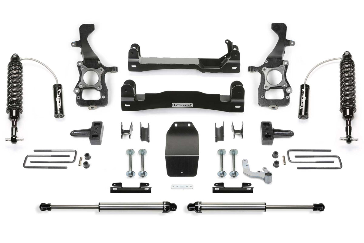 Fabtech 4" PERF SYS W/ DLSS 2.5 C/O RESI & RR DLSS 2021 FORD F150 4WD - K2388DL