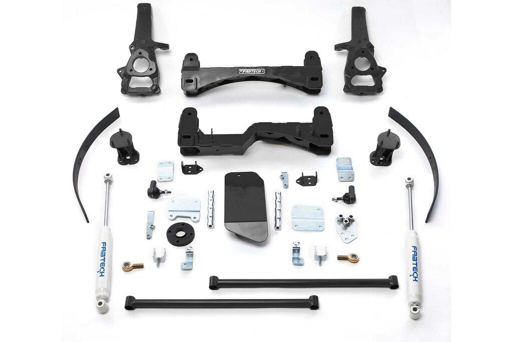 Fabtech 6" Basic Sys W/Perf Shks 06-08 Dodge 1500 4Wd (2006-2008 Ram 1500) - K3016