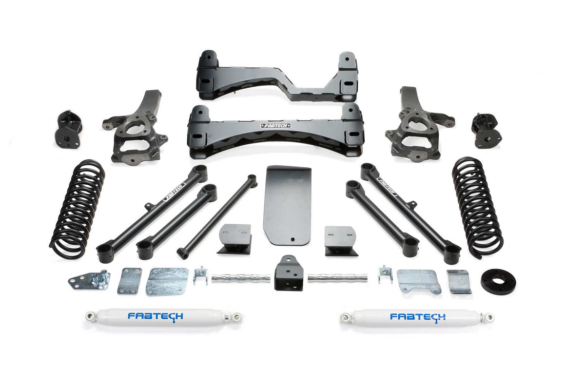 Fabtech 6" Basic Sys W/Perf Shks 2013-18 Ram 1500 4Wd (2013-2018 1500) - K3055
