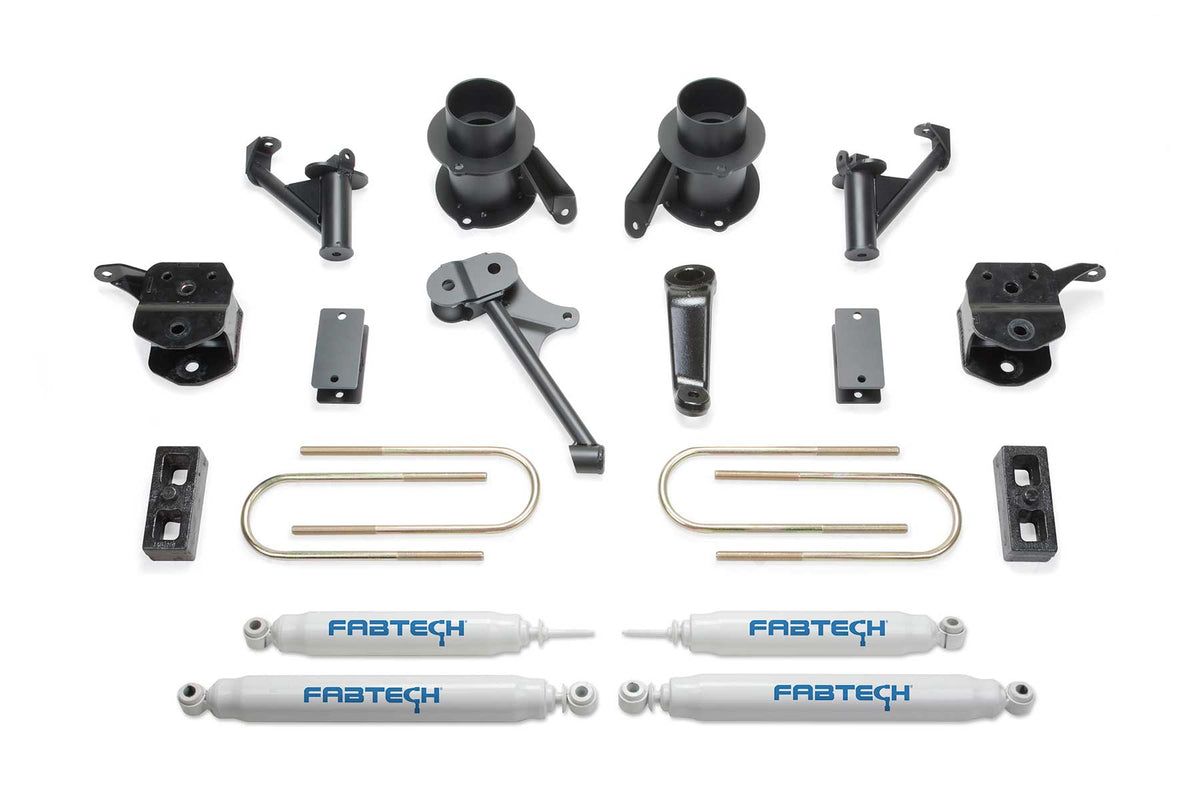 Fabtech 5" Basic Kit W/Perf Shks 2013-18 Ram 3500 4Wd W/Factory Radius Arms (2013-2016 3500) - K3058