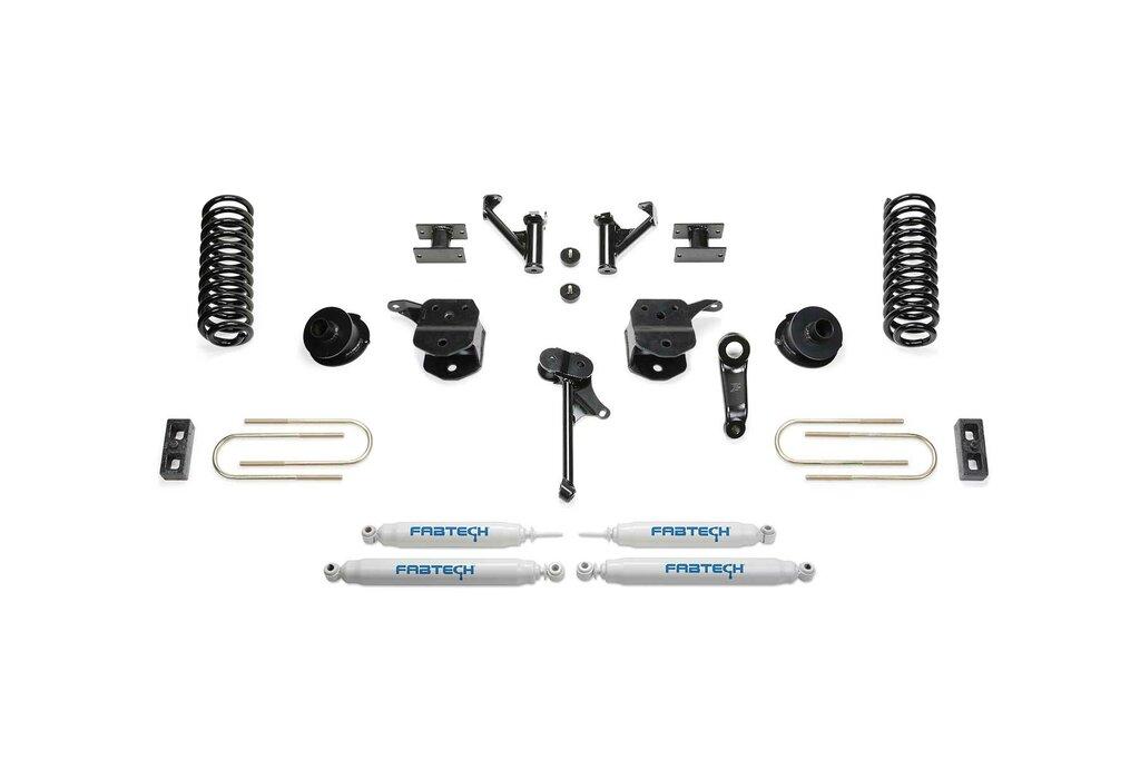 Fabtech 5" Basic Kit W/ Perf Shks 2013-18 Ram 3500 4Wd (2013-2016 3500) - K3143