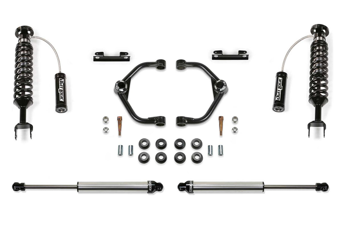 Fabtech 3" UNIBALL UCA SYS W/ DL 2.5 RESI & 2.25 2019-21 RAM 1500 (2019-2021 1500) - K3172DL