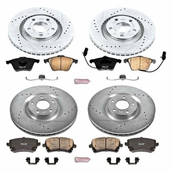 Power Stop 04-09 Audi S4 Front & Rear Z23 Evolution Sport Brake Kit - K4010