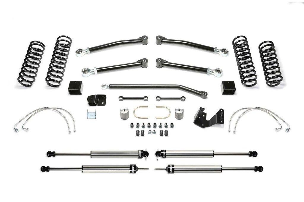 Fabtech 3" Trail Ii W/ Dlss Shks 2007-18 Jeep Jk 4-Door (2007-2018 Wrangler, Wrangler JK) - K4052DL