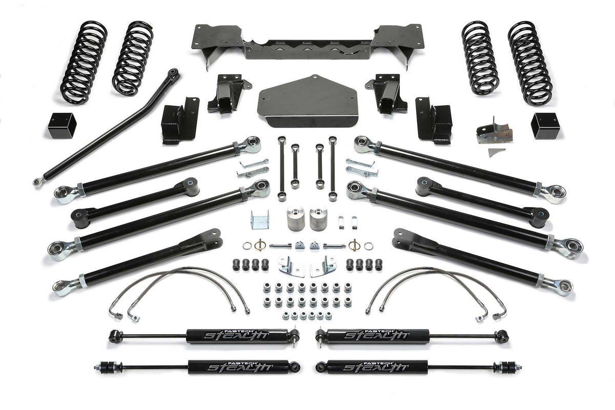 Fabtech 3" Crawler W/ Stealth 2007-18 Jeep Jk 4-Door (2007-2018 Wrangler, Wrangler JK) - K4058M