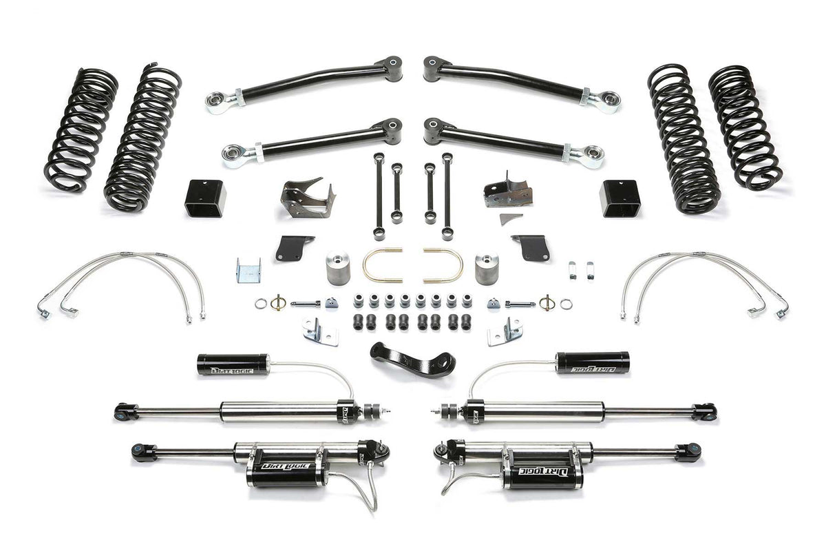 Fabtech 5" Trail Lt W/ Dlss Resi 2007-18 Jeep Jk 2-Door (2007-2018 Wrangler, Wrangler JK) - K4069DL
