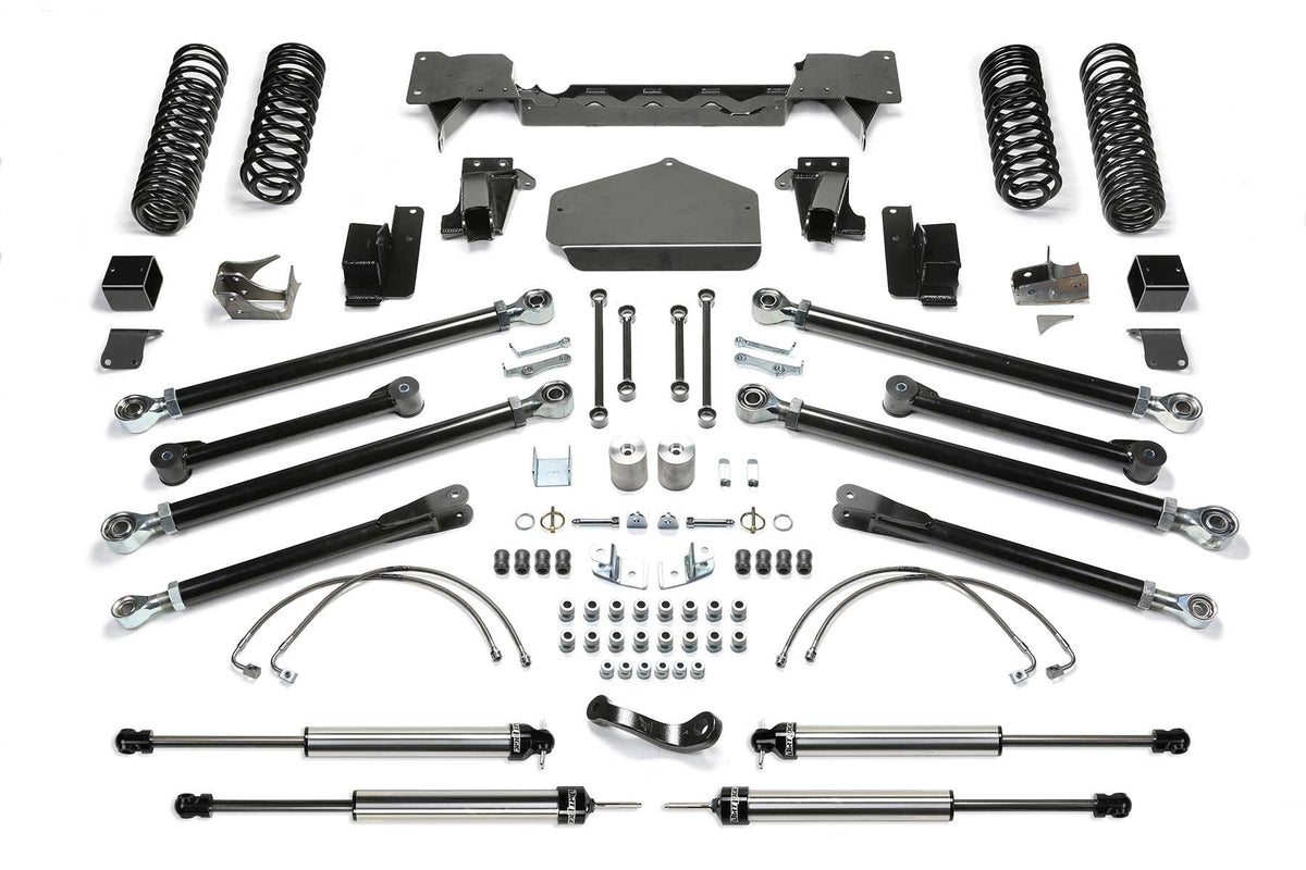 Fabtech 5" Crawler Lt W/ Dlss Shks 2007-18 Jeep Jk 4-Door (2007-2018 Wrangler, Wrangler JK) - K4074DL