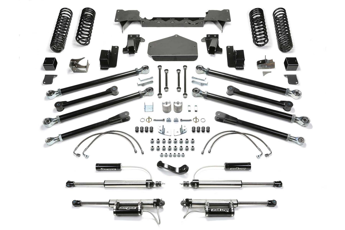 Fabtech 5" Crawler Lt W/ Dlss Resi 2007-18 Jeep Jk 4-Door (2007-2018 Wrangler, Wrangler JK) - K4075DL