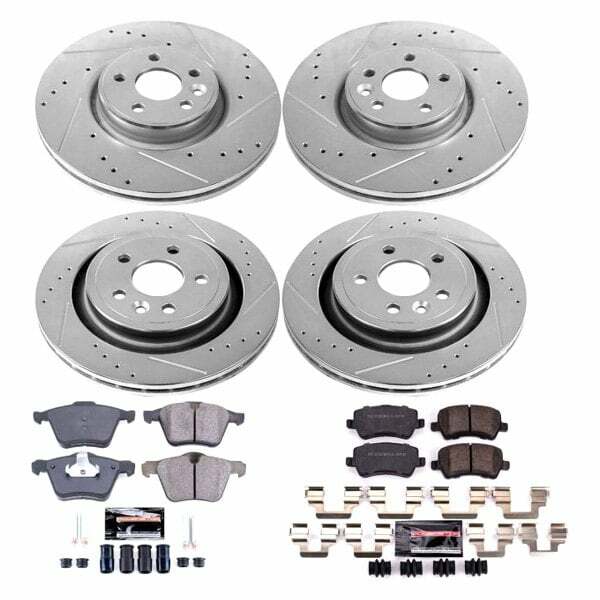 Power Stop 15-18 Volvo S60 Front & Rear Z23 Evolution Sport Brake Kit - K4118
