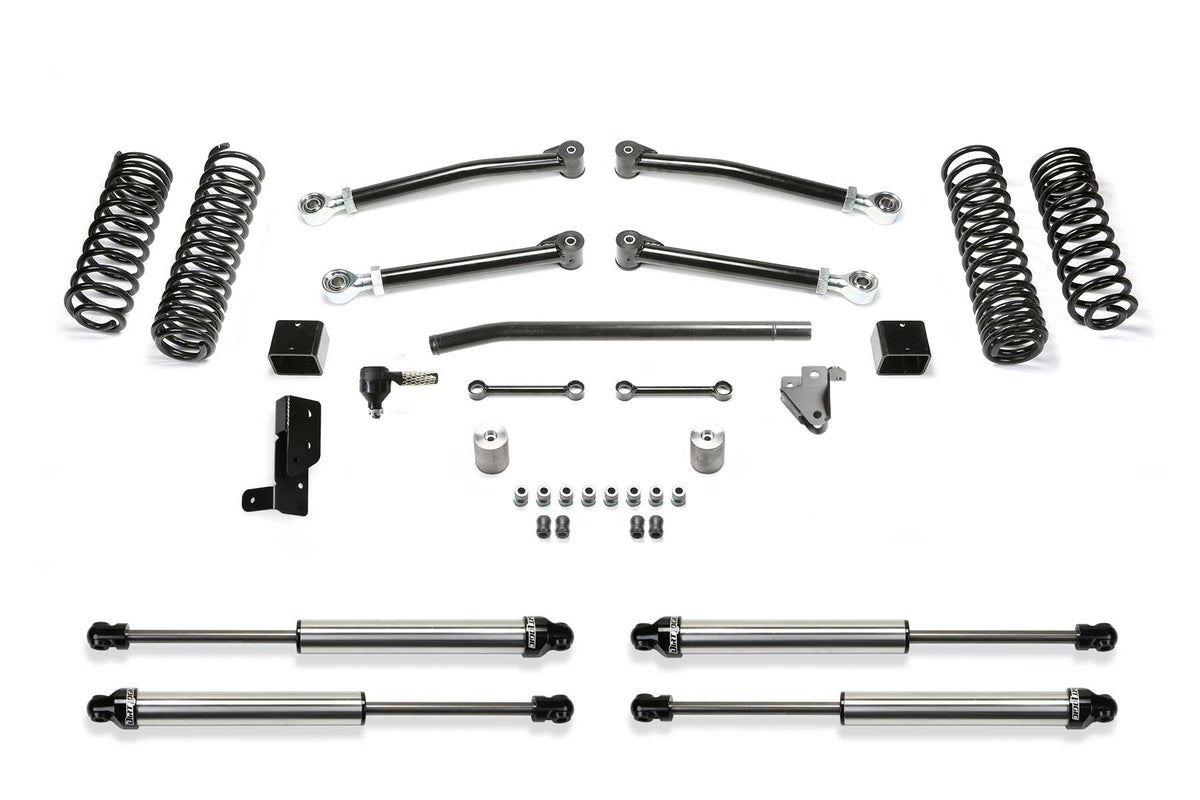 Fabtech 3" TRAIL W/ DLSS SHKS 2021 JEEP JL 4XE 4-DOOR - K4202DL
