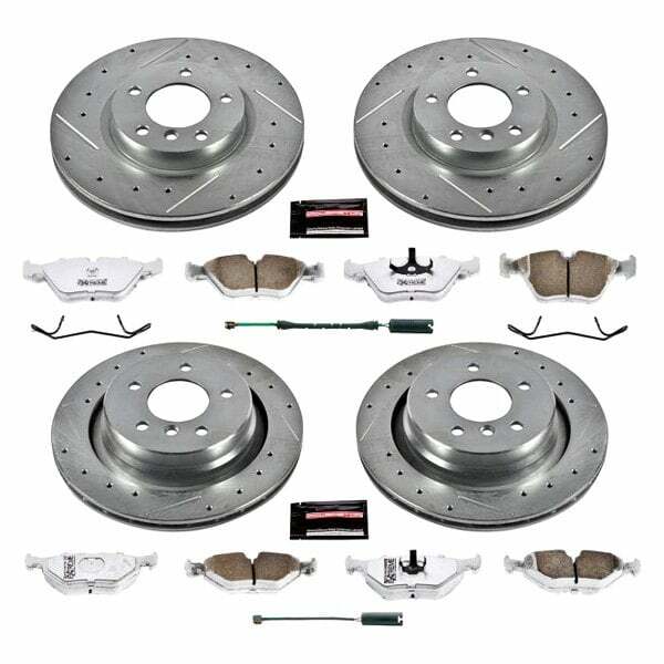 Power Stop 95-99 BMW M3 Front & Rear Z26 Street Warrior Brake Kit - K4229-26