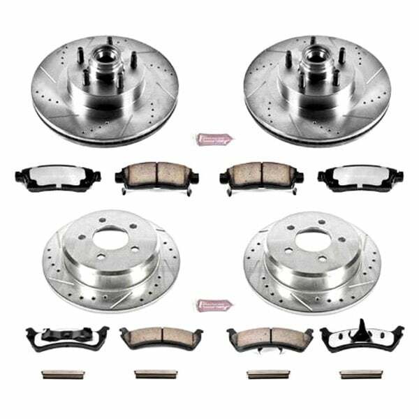 Power Stop 01-02 Ford Explorer Sport Front & Rear Z36 Truck & Tow Brake Kit - K4356-36