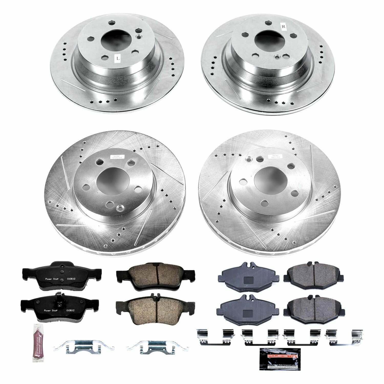 Power Stop 03-05 Mercedes-Benz E320 Front & Rear Z23 Evolution Sport Brake Kit - K4514