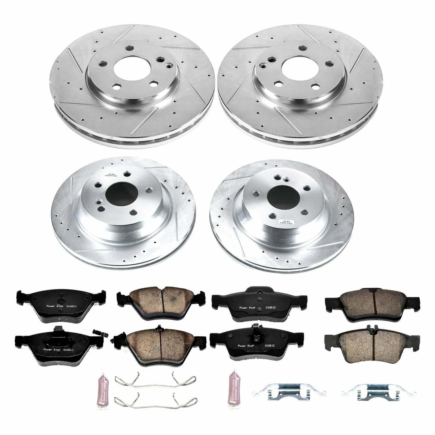 Power Stop 06-09 Mercedes-Benz E350 Front & Rear Z23 Evolution Sport Brake Kit - K4518