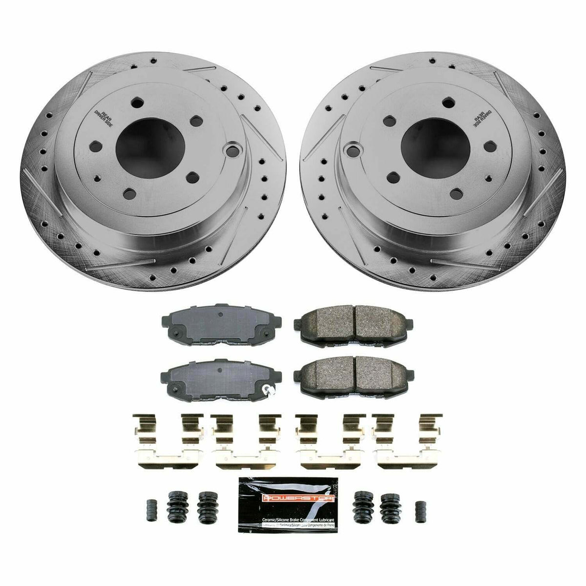 Power Stop 04-06 Mazda MPV Rear Z23 Evolution Sport Brake Kit - K4601