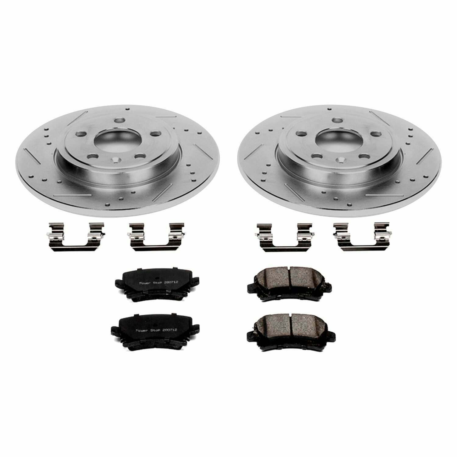 Power Stop 05-09 Audi A4 Rear Z26 Street Warrior Brake Kit - K4624-26