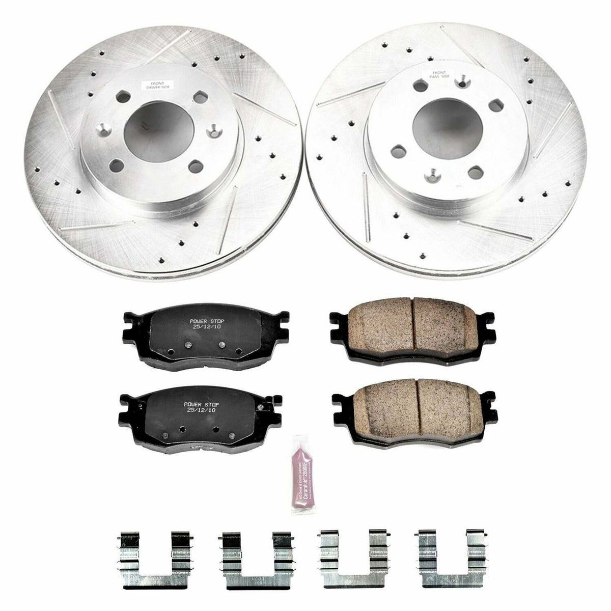 Power Stop 06-11 Hyundai Accent Front Z23 Evolution Sport Brake Kit - K4652