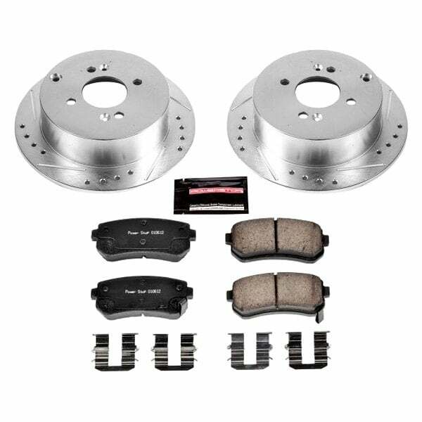Power Stop 06-07 Hyundai Accent Rear Z23 Evolution Sport Brake Kit - K4653