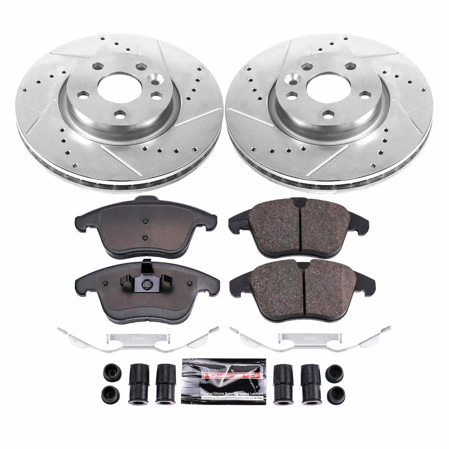 Power Stop 15-18 Volvo S60 Front Z23 Evolution Sport Brake Kit - K4700