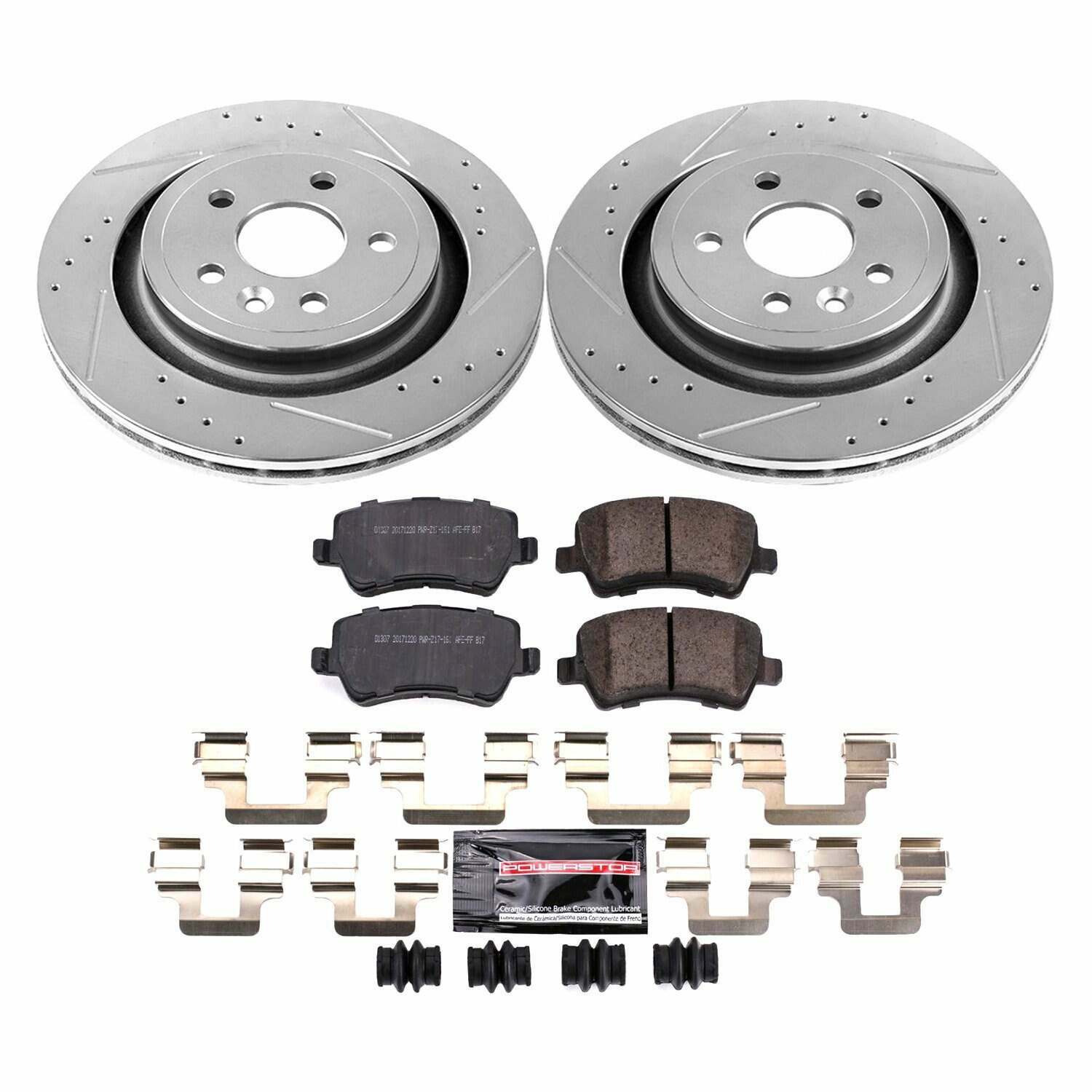 Power Stop 11-18 Volvo S60 Rear Z23 Evolution Sport Brake Kit - K4702