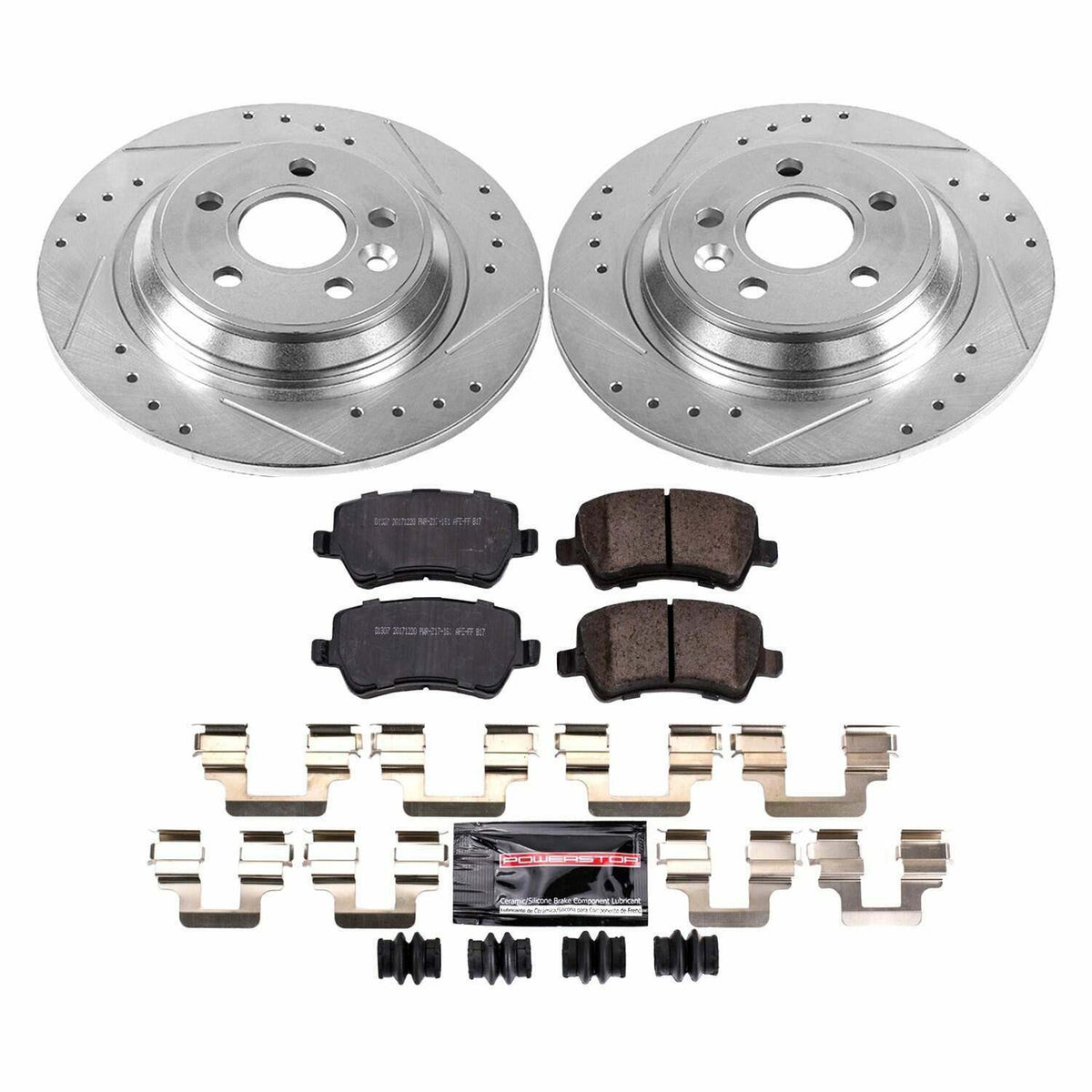 Power Stop 11-18 Volvo S60 Rear Z23 Evolution Sport Brake Kit - K4704