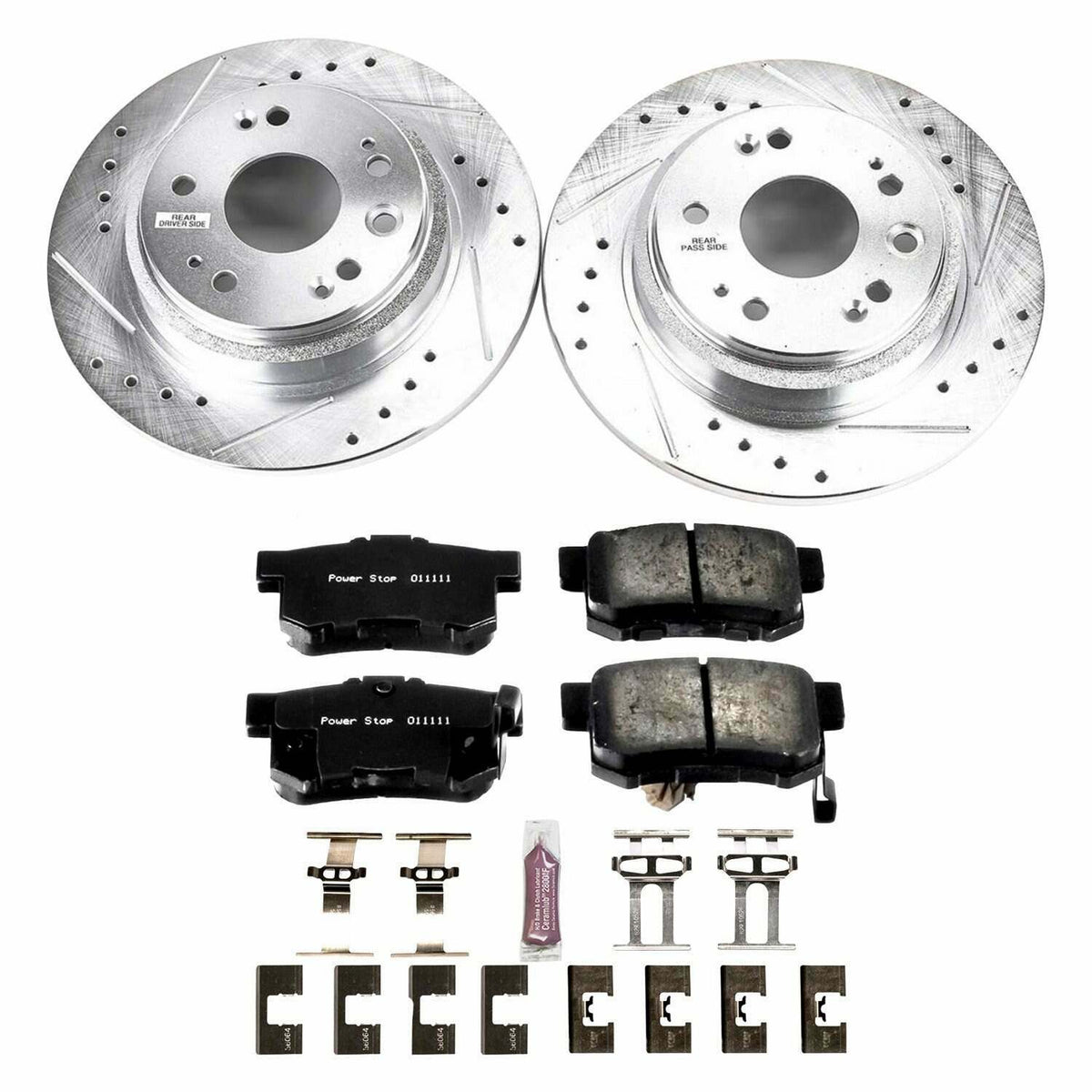 Power Stop 02-04 Acura RL Rear Z23 Evolution Sport Brake Kit - K4989