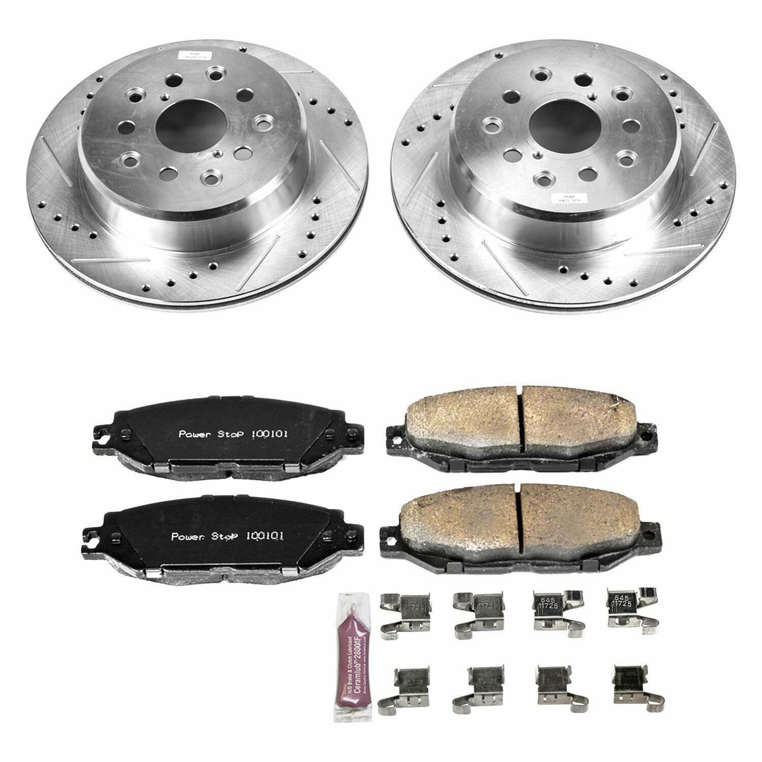 Power Stop 95-00 Lexus LS400 Rear Z23 Evolution Sport Brake Kit - K5061