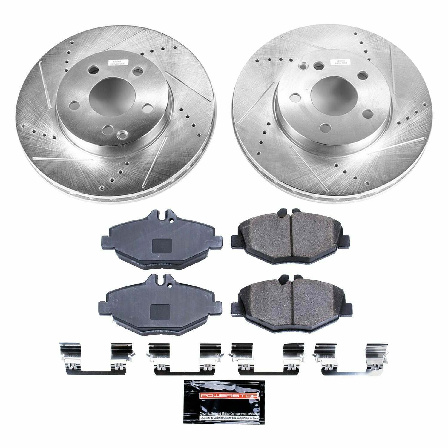 Power Stop 2006 Mercedes-Benz E320 Front Z23 Evolution Sport Brake Kit - K5326