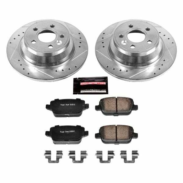 Power Stop 07-11 Volvo S80 Rear Z23 Evolution Sport Brake Kit - K5341