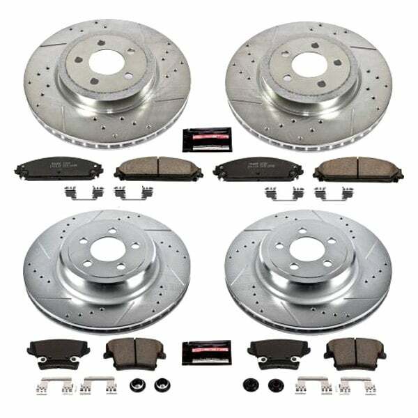 Power Stop 06-14 Dodge Charger Front & Rear Z23 Evolution Sport Brake Kit - K5457