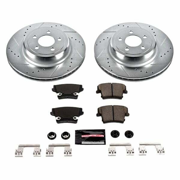 Power Stop 06-14 Dodge Charger Rear Z23 Evolution Sport Brake Kit - K5486