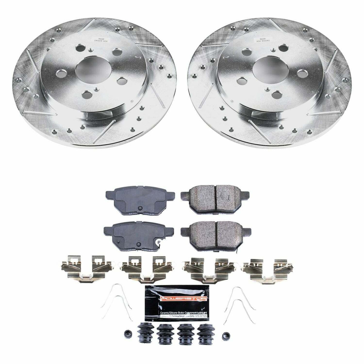 Power Stop 11-13 Lexus CT200h Rear Z23 Evolution Sport Brake Kit - K5503