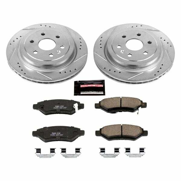 Power Stop 10-16 Cadillac SRX Rear Z23 Evolution Sport Brake Kit - K5543