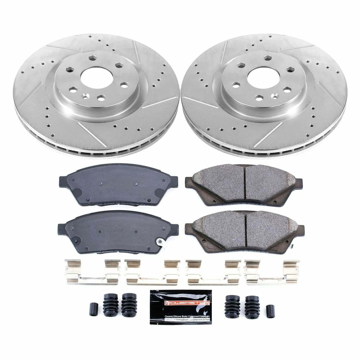 Power Stop 10-16 Cadillac SRX Front Z23 Evolution Sport Brake Kit - K5545