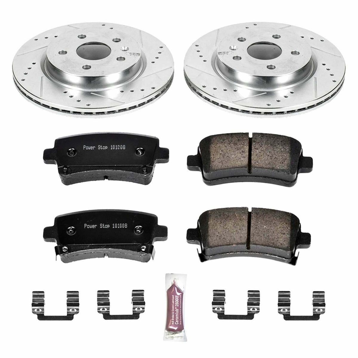 Power Stop 2010 Buick Allure Rear Z26 Street Warrior Brake Kit - K5547-26