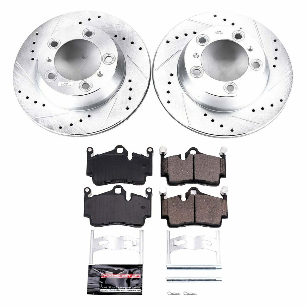 Power Stop 05-12 Porsche Boxster Rear Z23 Evolution Sport Brake Kit - K5633