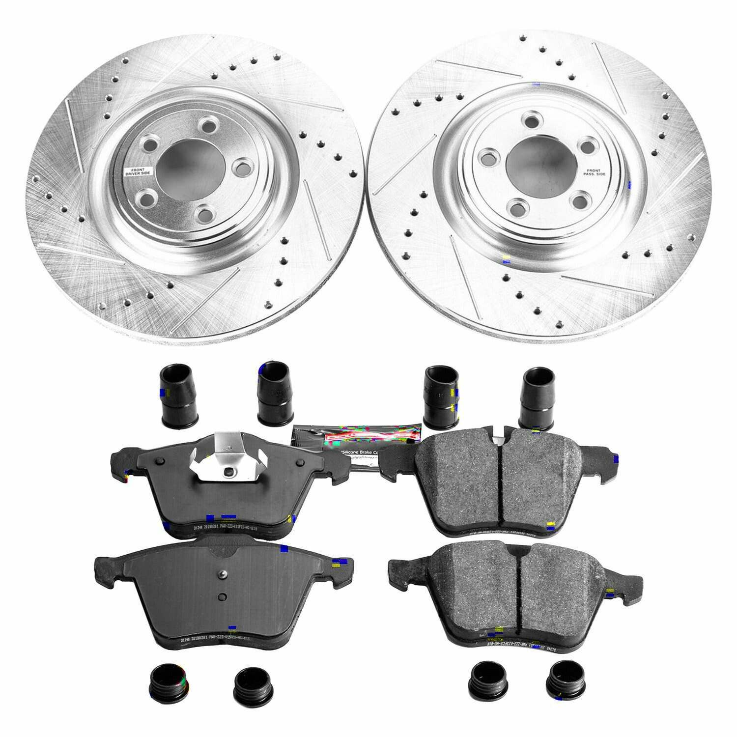 Power Stop 07-08 Jaguar S-Type Front Z23 Evolution Sport Brake Kit - K5638