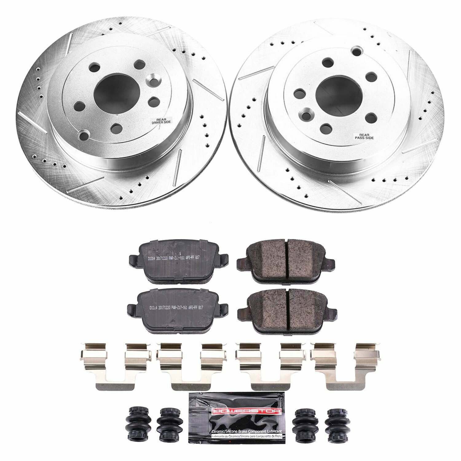 Power Stop 08-12 Land Rover LR2 Rear Z23 Evolution Brake Kit - K5653